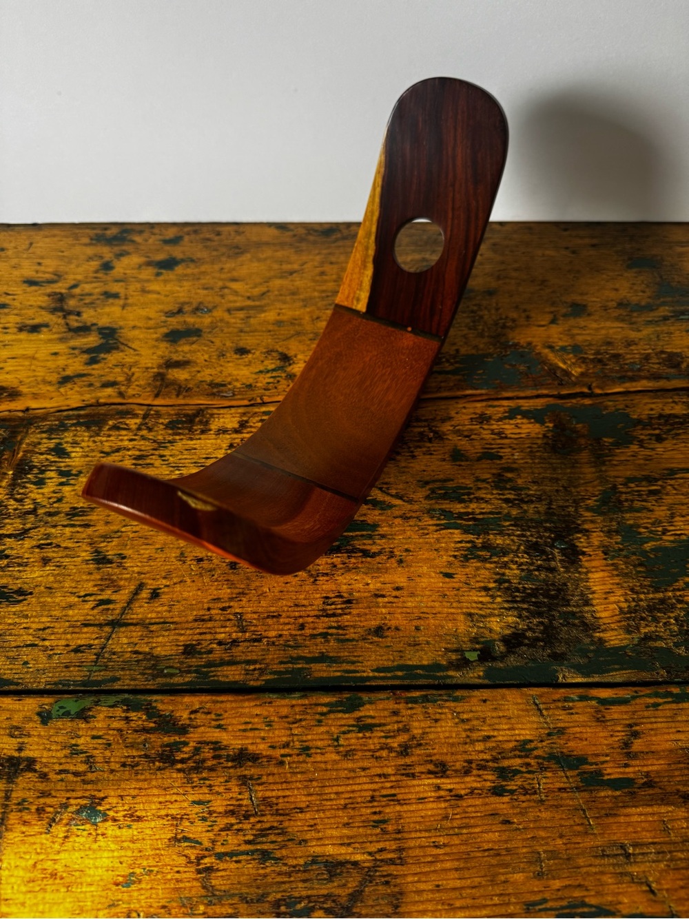 Wooden Wine Bottle Stand Holder - Brown Tones